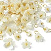 80Pcs 8 Styles ABS Plastic Imitation Pearl Pendants KY-CJ0001-95-7