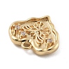 Brass Micro Pave Cubic Zirconia Pendants KK-D283-32G-01-2