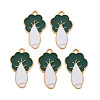 Alloy Enamel Pendants ENAM-T016-16-RS-1