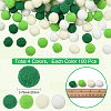 400Pcs 4 Colors Polyester Pom Pom Ball DIY-SC0031-36-2