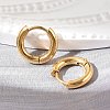 Ion Plating(IP) 304 Stainless Steel Huggie Hoop Earrings EJEW-G272-01-8mm-G-2