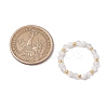 Natural Moonstone Beaded Stretch Rings RJEW-JR00867-08-3