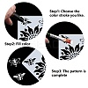 Bees Theme PET Plastic Hollow Out Drawing Painting Stencils Templates DIY-WH0284-019-4