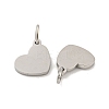 Non-Tarnish 304 Stainless Steel Stamping Blank Tag Mirror Polished Finish Charms STAS-P356-14P-2