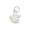 925 Sterling Silver Flower Charms LS-STER-K183-12S-1