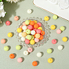 Rubberized Style Imitated Silicone Acrylic Beads MACR-PA0001-06A-03-3