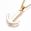 304 Stainless Steel Pendant Necklaces NJEW-F225-30G-3