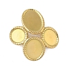 304 Stainless Steel Pendant Cabochon Settings STAS-D376-21G-1