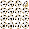 16Pcs Sport Enamel Pins JEWB-DC0001-24B-1