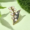 Rose Enamel Pins LS-JEWB-P045-02C-G-1