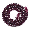 Baking Paint Imitation Jade Glass Bead Strands LS-DGLA-A034-J2MM-A02-2