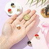 6Pcs 3 Colors Brass Enamel Pendants KK-CJ0003-61-4