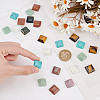 24Pcs 6 Styles Natural & Synthetic Mixed Gemstone Cabochons G-AR0005-68-4