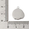 304 Stainless Steel Pendants STAS-B074-08P-04-3