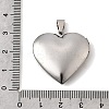 316 Stainless Steel Locket Pendants STAS-N0016-18C-P-3