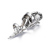 Wolf Armour Alloy Full Finger Ring RJEW-T009-23AS-3