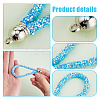 30Pcs 6 Colors PVC Sequin Rope Pendant Decorations FIND-CP0001-74-6