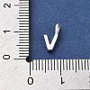 925 Sterling Silver with Cubic Zirconia Charms STER-Q004-01V-S-3