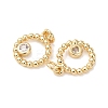 Brass Micro Pave Cubic Zirconia Pendants KK-D019-11G-2