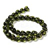 Handmade Dichroic Foil Glass Beads Strands DICH-U001-03H-2
