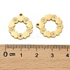 304 Stainless Steel Pendants STAS-A118-01F-G-3