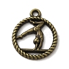 Tibetan Style Alloy Sport Pendants PALLOY-M217-41AB-1