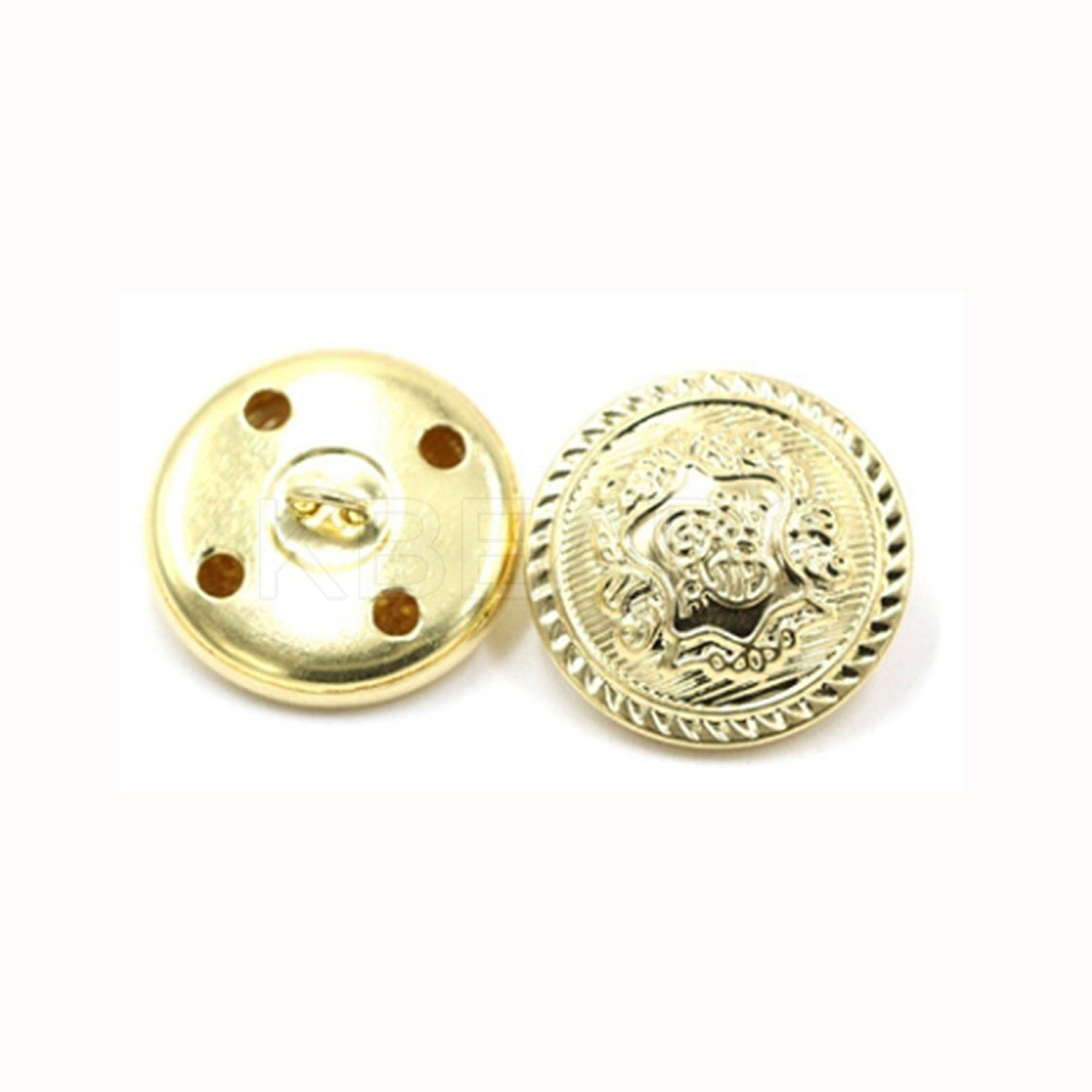 Wholesale 4-Hole Brass Buttons - KBeads.com