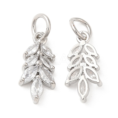 Rack Plating Brass Pave Cubic Zirconia Pendants LS-KK-Z026-02P-1