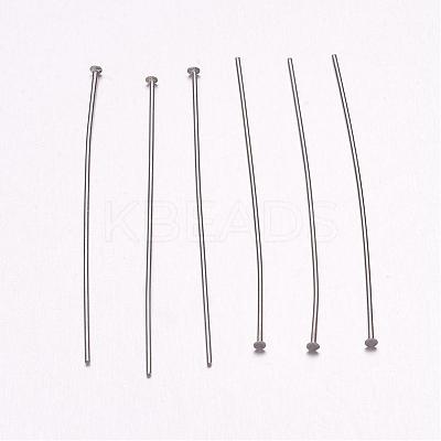 Tarnish Resistant 304 Stainless Steel Flat Head Pins STAS-H358-08B-1