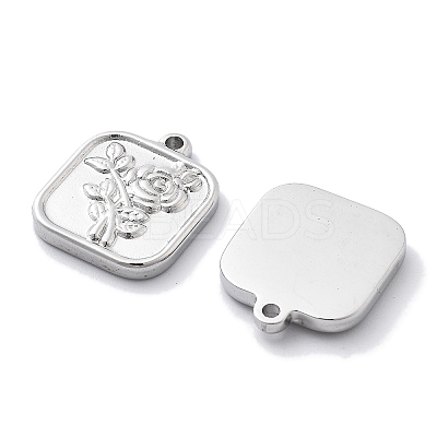 Anti-Tarnish 304 Stainless Steel Pendants STAS-R130-70P-1