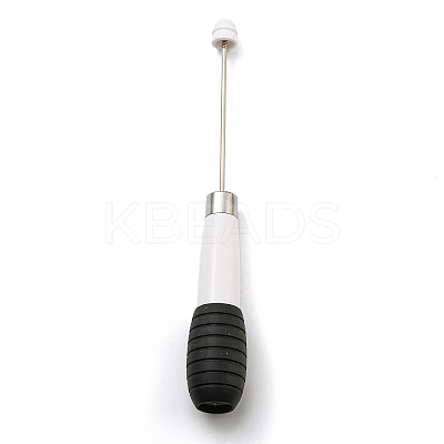 Plastic Retractable Ball-Point Pen AJEW-P122-A02-1