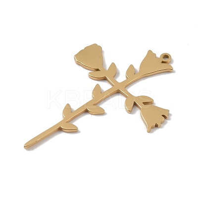 304 Stainless Steel Pendants STAS-B062-11G-1