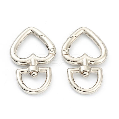 Zinc Alloy Swivel Clasps X-PALLOY-B004-01P-1