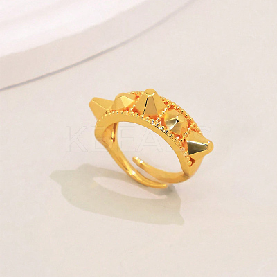 Brass Cuff Open Rings for Women ZU9603-1