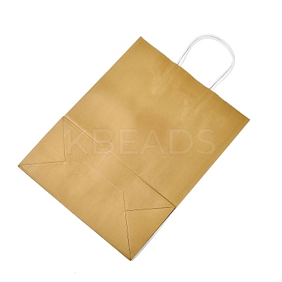 Pure Color Kraft Paper Bags AJEW-G020-D-06-1