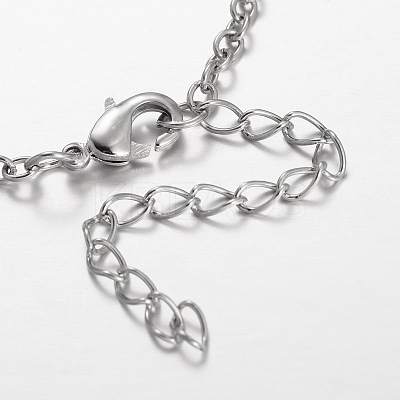 Iron Pendant Necklaces NJEW-JN01342-1