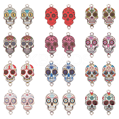 Alloy Enamel Pendants ENAM-PH0001-42-RS-1