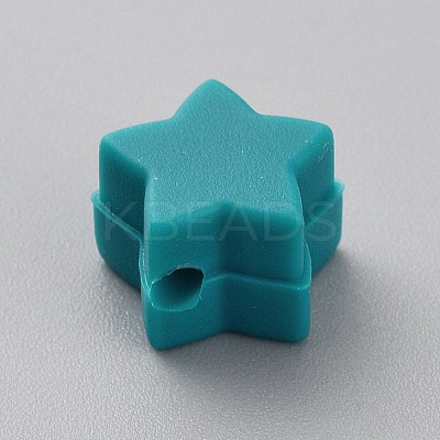 Star Silicone Focal Beads LS-SIL-TAC0008-08N-1