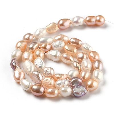 Natural Cultured Freshwater Pearl Beads Strands PEAR-L033-31G-1