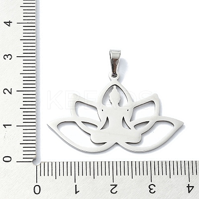 Non-Tarnish 304 Stainless Steel Pendants STAS-C097-13P-1