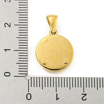 304 Stainless Steel Pendants Rhinestone Settings LS-STAS-O009-03A-G-1