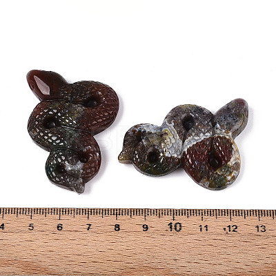 Natural Indian Agate Cobra Display Decoration G-N348-05E-1