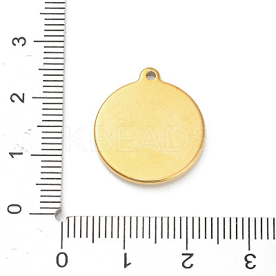 304 Stainless Steel Pendants STAS-C147-09G-1