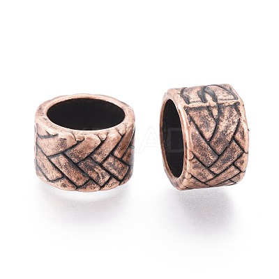 Tibetan Style Alloy Beads PALLOY-J707-13R-1