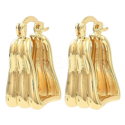 Rack Plating Brass Hoop Earrings EJEW-M223-07G-1
