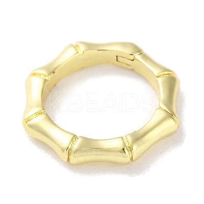 Rack Plating Brass Twister Clasps KK-Z039-34G-1