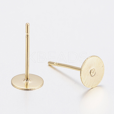 304 Stainless Steel Stud Earring Findings X-STAS-H436-24-8mm-1