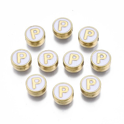 Alloy Enamel Beads ENAM-N052-006-01P-RS-1