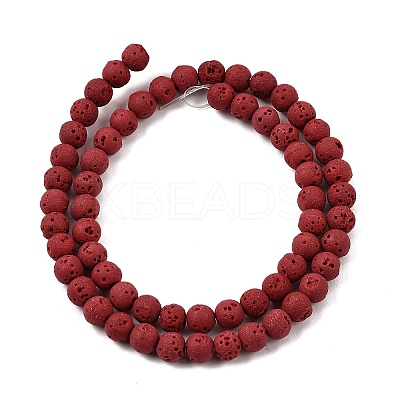 Dyed Synthetic Lava Rock Beads Strands GG-CBAAE19-06A-03-1
