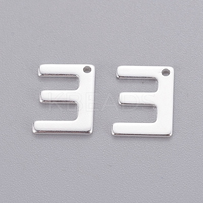 201 Stainless Steel Charms X-STAS-L232-007E-1